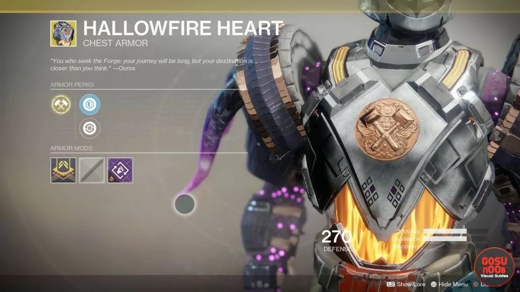 destiny 2 xur hallowfire heart