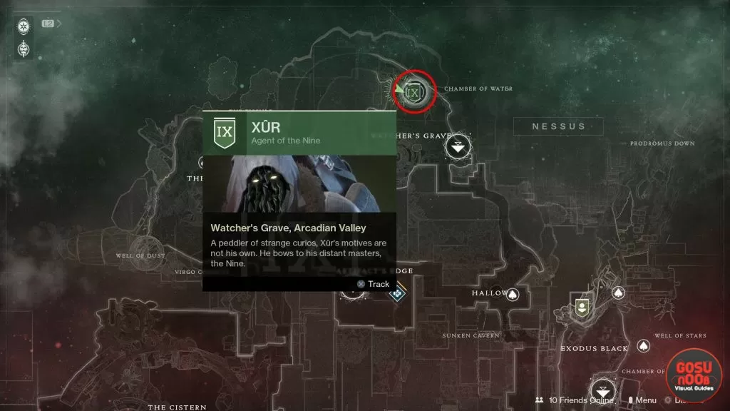 destiny 2 xur location september 15