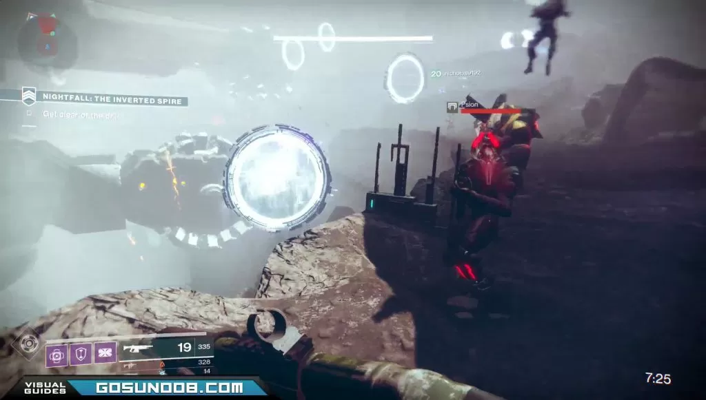 inverted spire nightfall strike clear drill