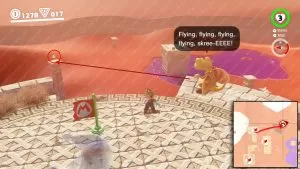 #13 power moon sand kingdom On the Lone Pillar mario odyssey