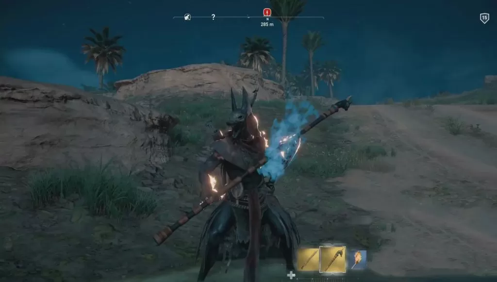 AC Origins Anubis Outfit Trials of the Gods