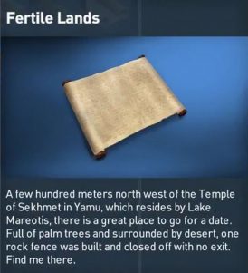 AC Origins Fertile Lands Papyrus Puzzle Solution