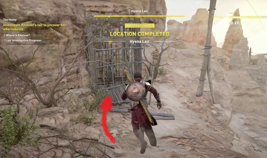 AC Origins Hyena Lair Investigation Progress