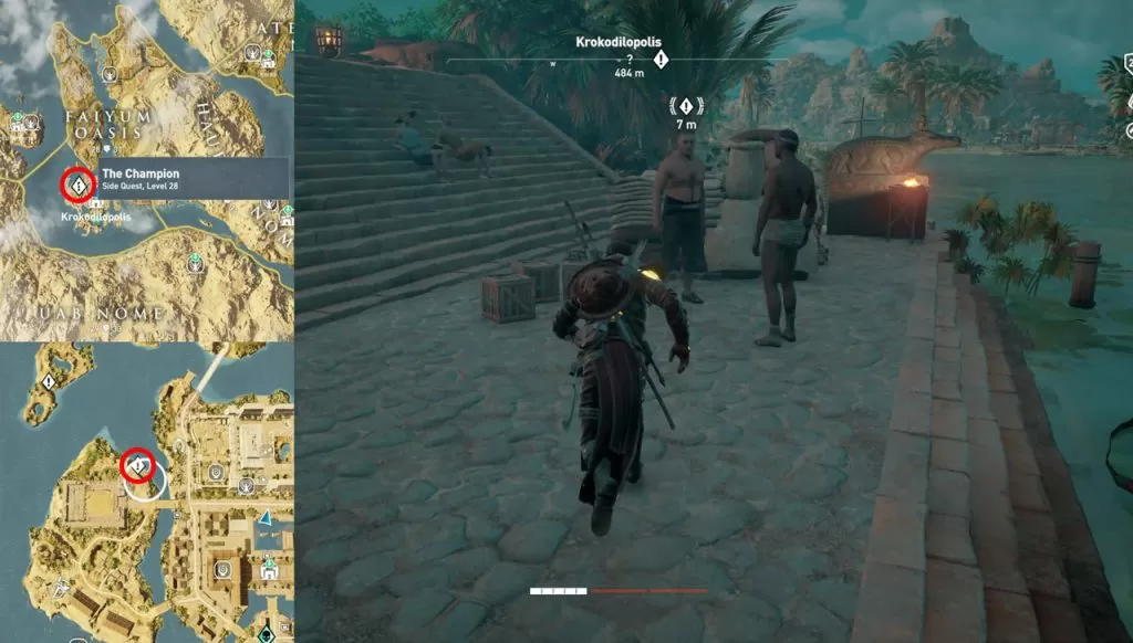 AC Origins The Champion Side Quest