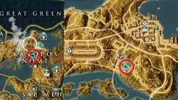 AC Origins Zephyros Stables Papyrus Puzzle Location