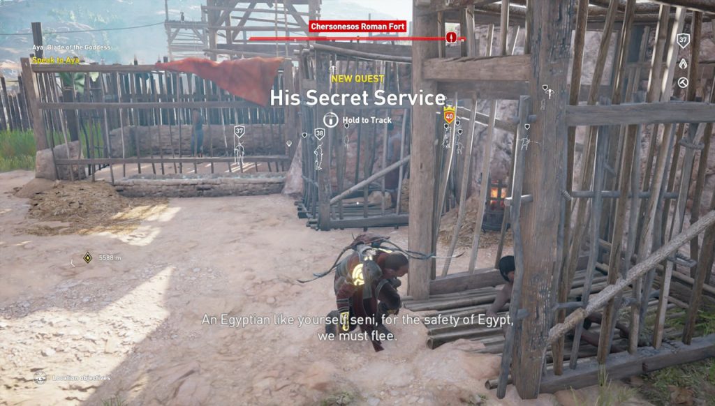 Assassin's Creed Origins His Secret Service Side Quest Walkthrough