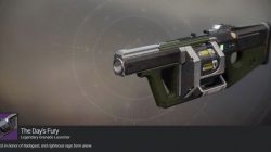 Destiny 2 Day's Fury Iron Banner Exotic Grenade Launcher