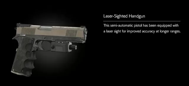 Evil Within 2 Laser Sighted Handgun Weapon Location