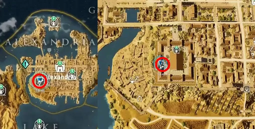 Sarapeion Papyrus Puzzle in Alexandria AC Origins