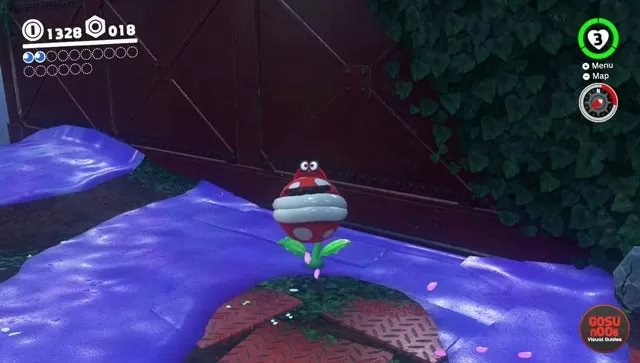 Super Mario Odyssey How to Capture Poison Piranha Plants