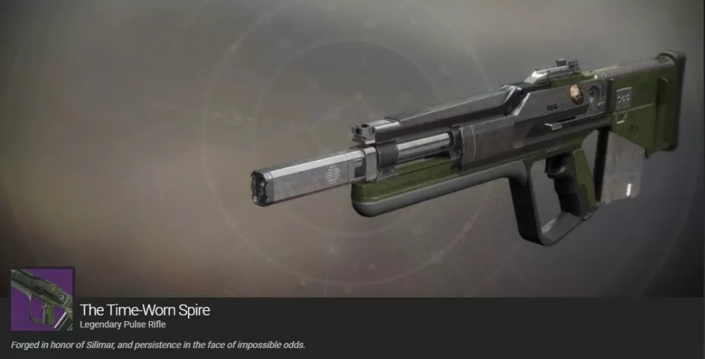 Time-Worn Spire Exotic Pulse Rifle