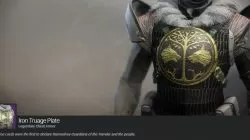 Titan Iron Truage Plate Chest Armor Destiny 2 Iron Banner