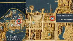 Tomb of Alexander The Great Papyrus Puzzle Location AC Origins