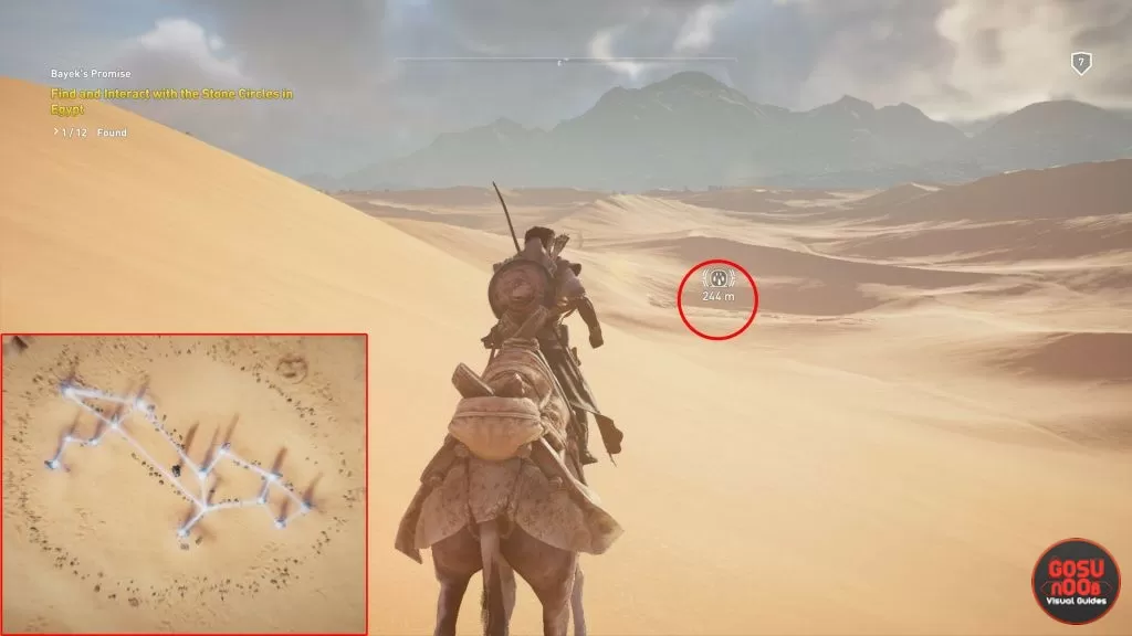 ac origins divine lion stone circle