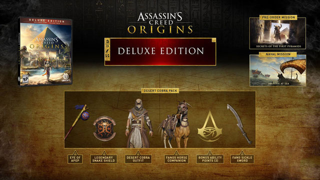 ac origins how to get deluxe gold edition bonus ability points