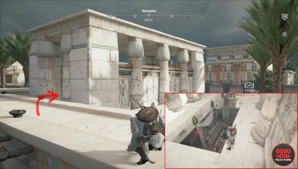 ac origins in plain sight papyrus puzzle memphis