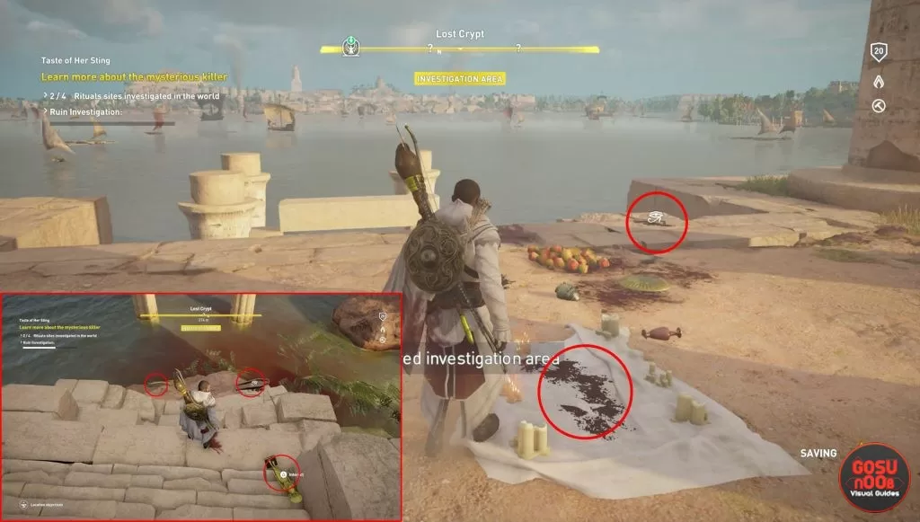 ac origins taste of her sting ritual site locations