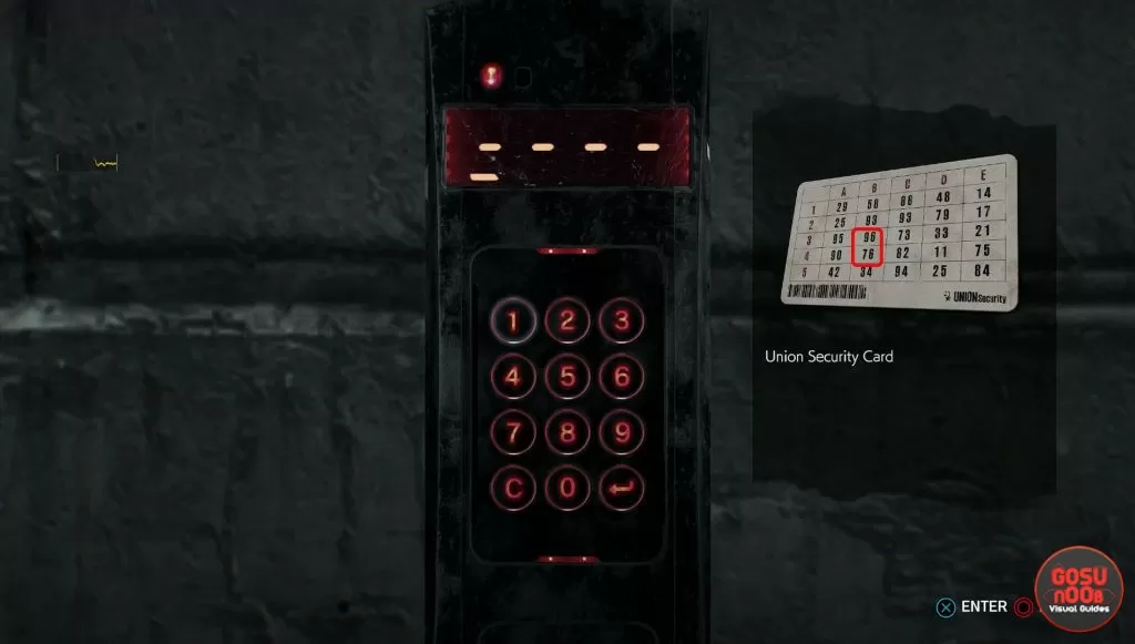 evil within 2 door b-34 keypad combination