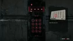 evil within 2 door b-34 keypad combination