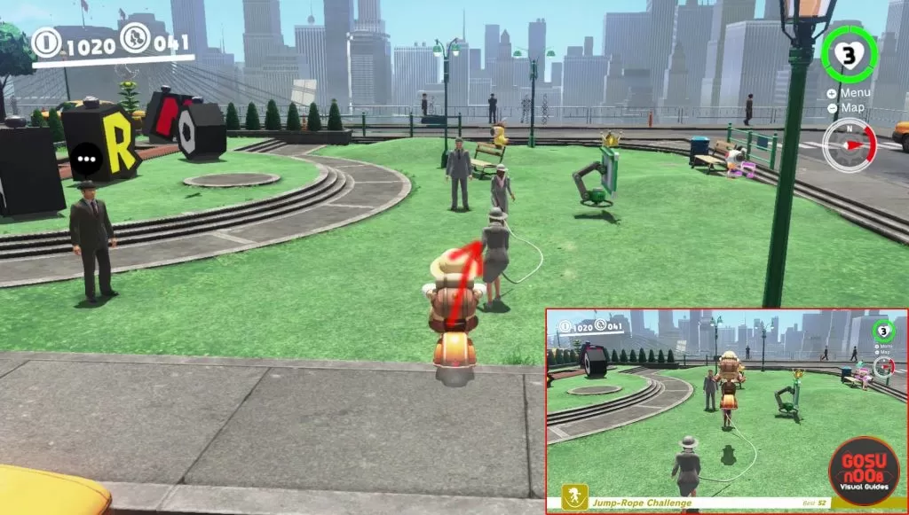 jump rope minigame new donk city