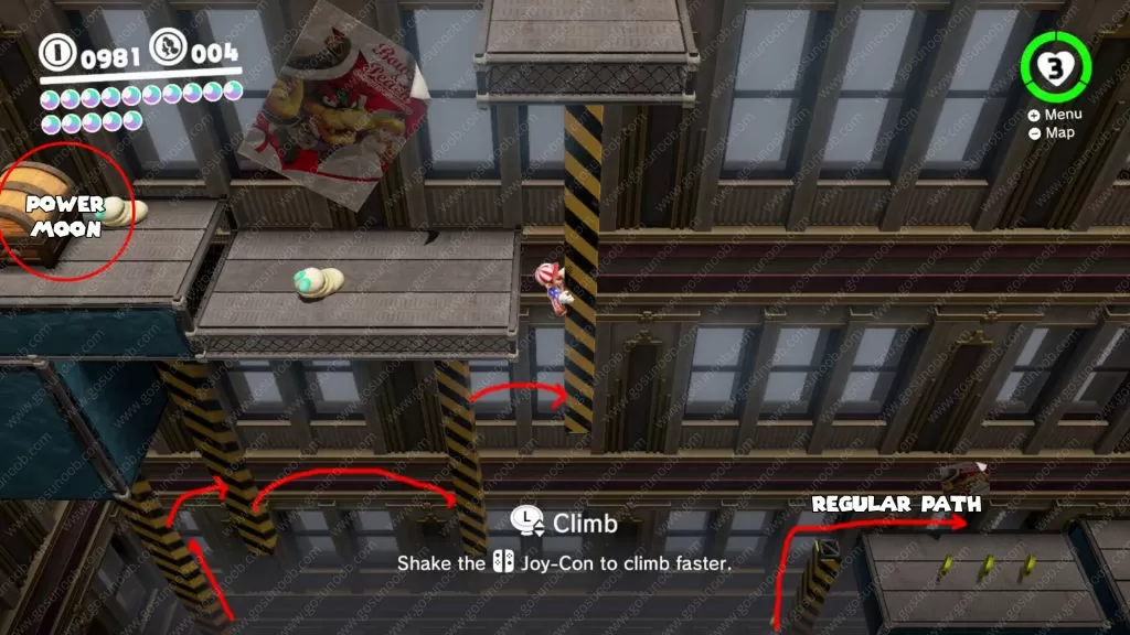 power moon 34 City Hall Lost Found mario odyssey