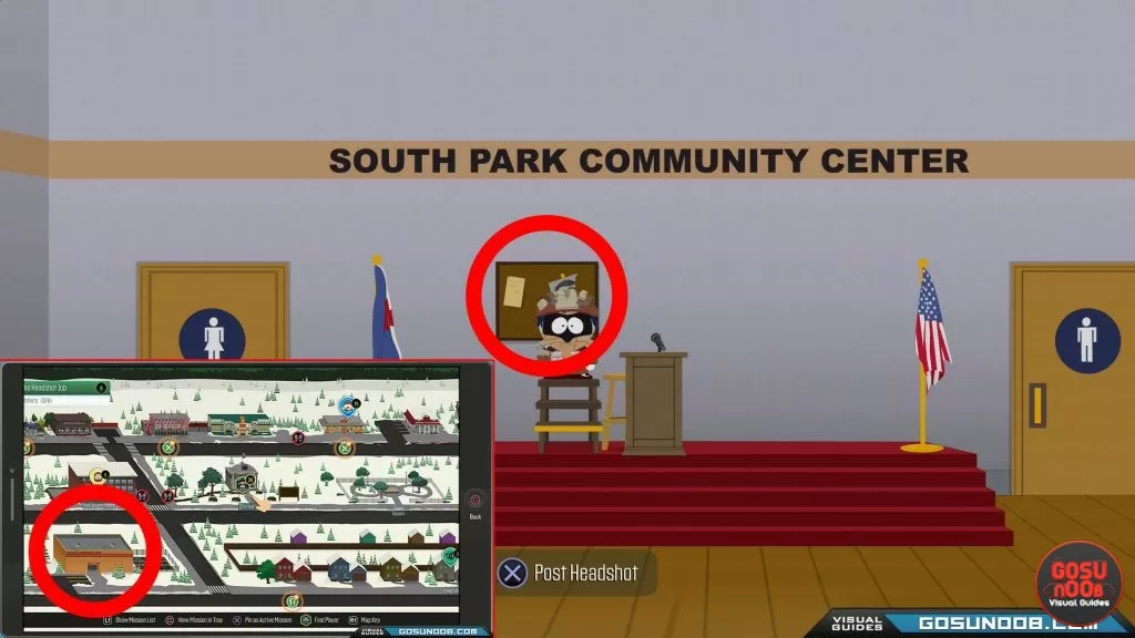 south park community center headshot job