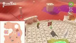 super mario odyssey sand kingdom warp painting location