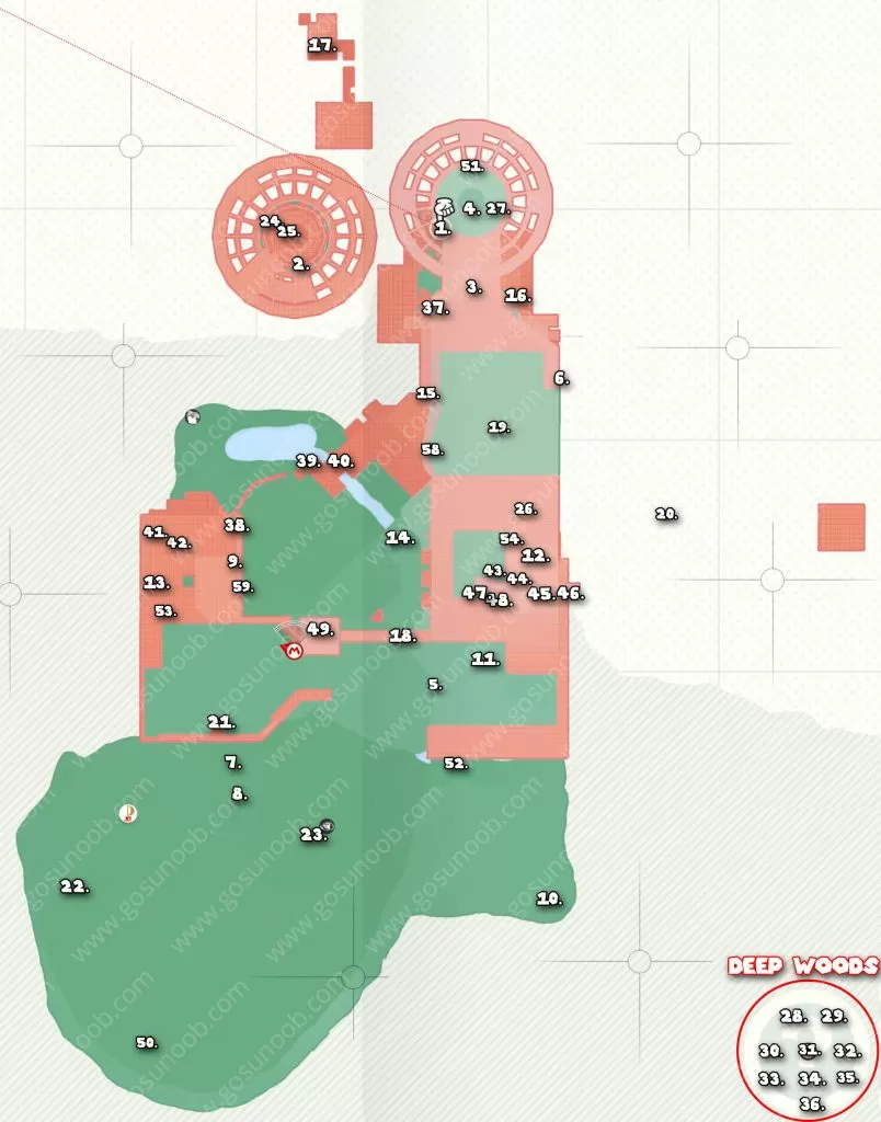 wooded kingdom moons locations super mario odyssey power moon