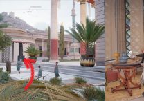 AC Origins Asklepieion Papyrus Puzzle Location