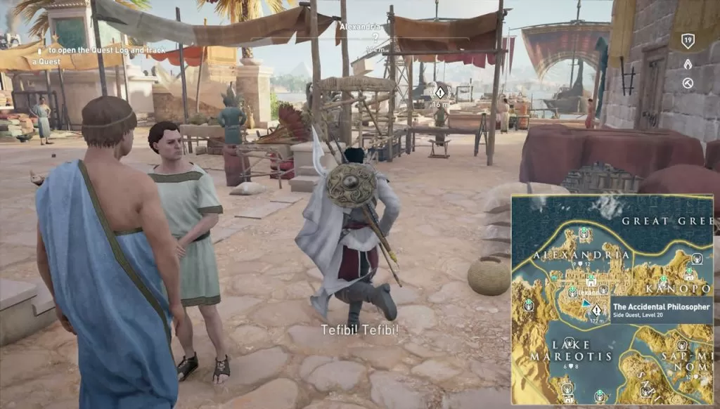 AC Origins The Accidental Philosopher Side Quest