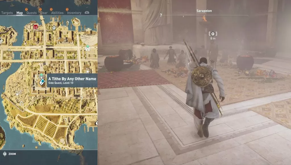 AC Origins Tithe By Any Other Name Side Quest