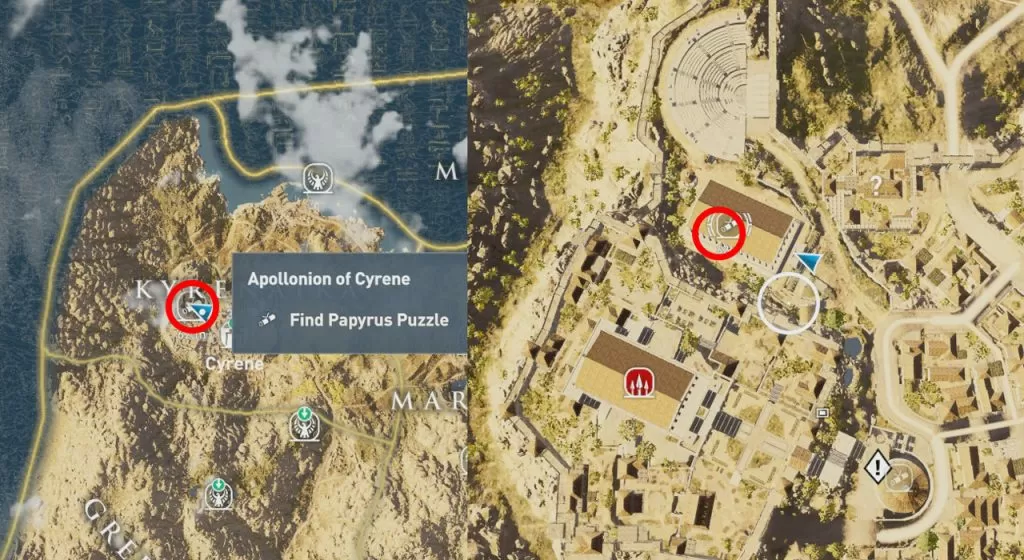 Appolonion of Cyrene Find Papyrus Puzzle AC Origins