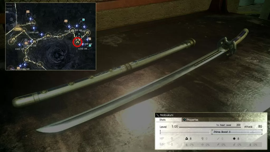 FFXV Comrades Nobukuni Katana Weapon