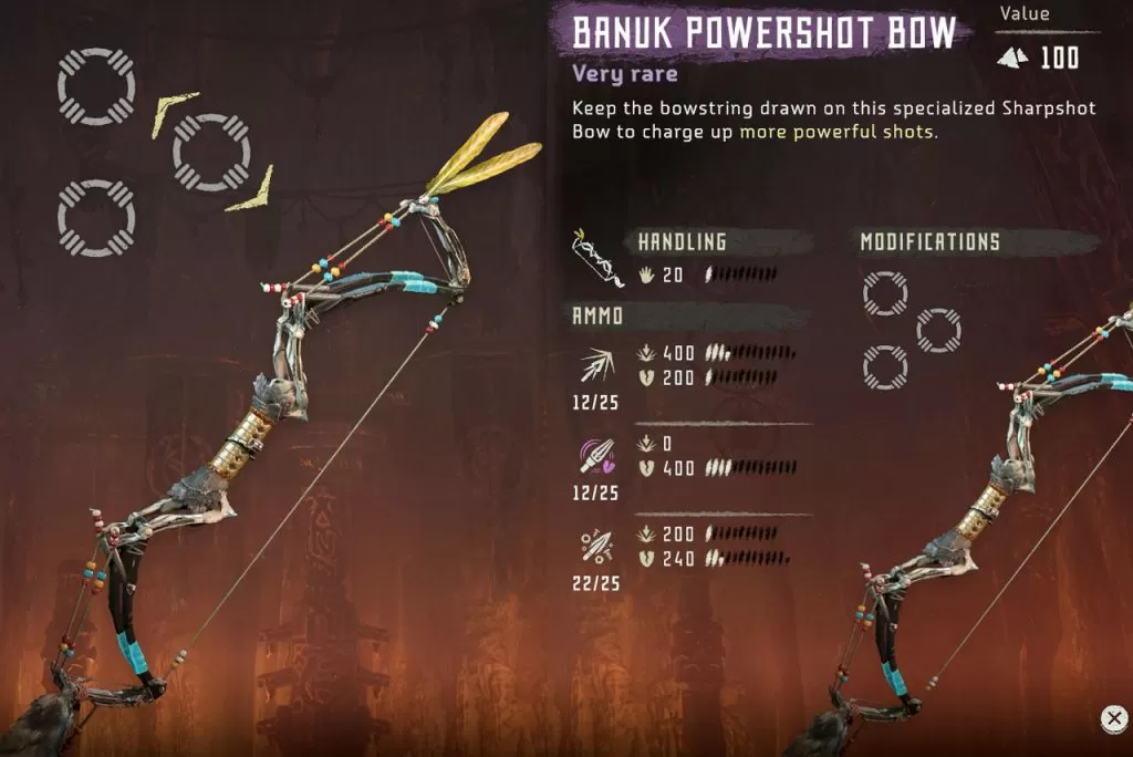 HZD Frozen Wilds Banuk Powershot Bow