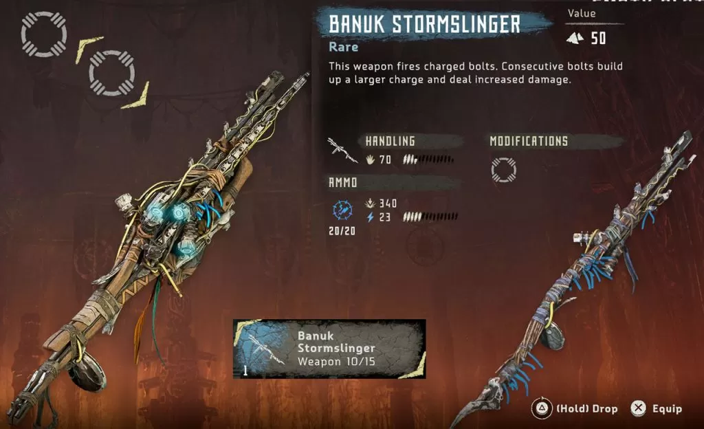 HZD Frozen Wilds Banuk Stormslinger Weapon