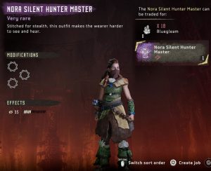 HZD Frozen Wilds Nora Silent Hunter Master Outfit