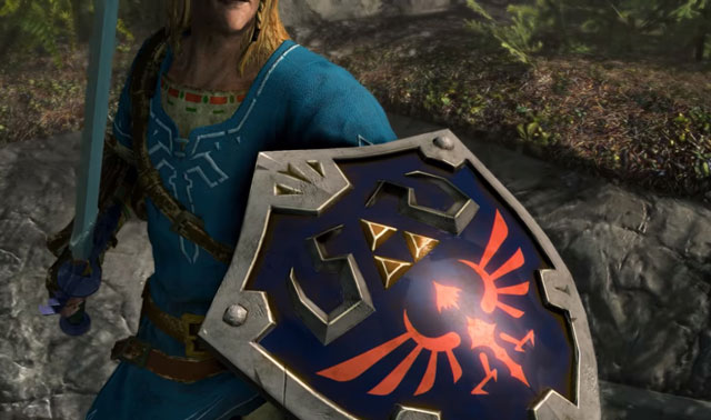 Skyrim Zelda Master Sword, Hylian Shield, Champion's Tunic - How to Get