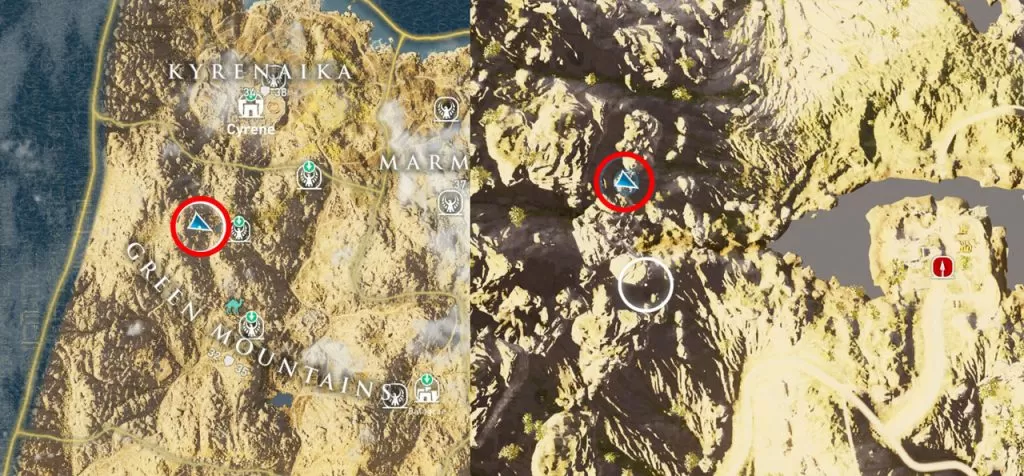 Underground Currents papyrus Puzzle AC origins Map Marked Solution