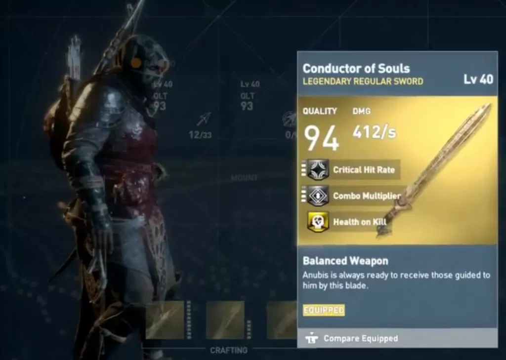 ac origins Conductor of Souls Sword