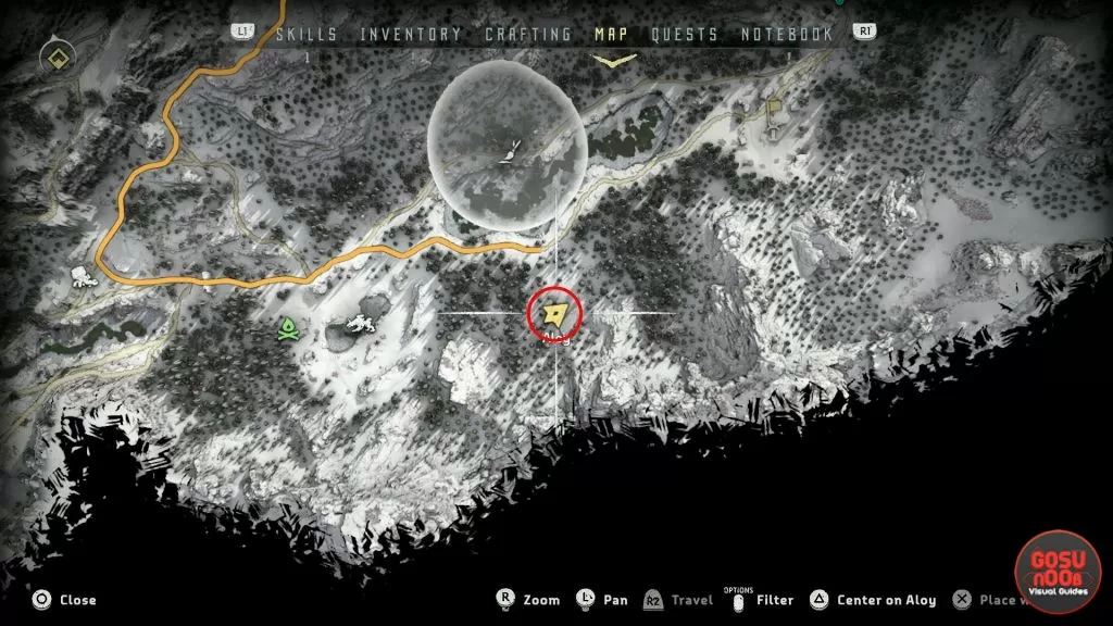 badger farming locations frozen wilds