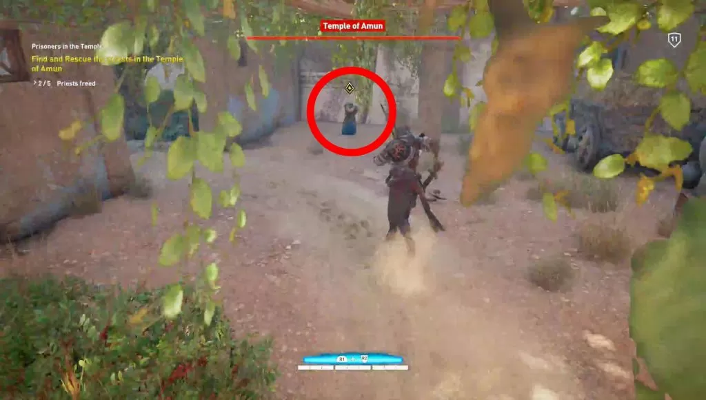 fifth priest location ac origins temple of amun