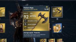 forlorn hope heavy blade ac origins nightmare pack