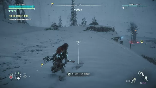 horizon zero dawn frozen wilds badger bone skin farming locations