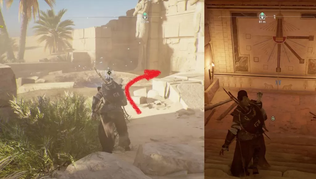 AC Origins Gift from Gods Explore the Tomb Objective