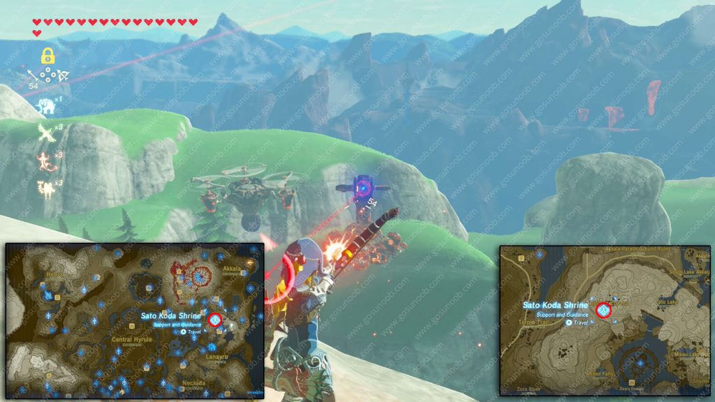 Conquer the ancient foes riddle solution location Zelda Botw