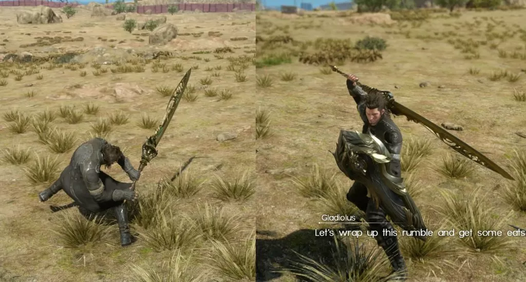 FFXV Play as Gladiolus in Main Game