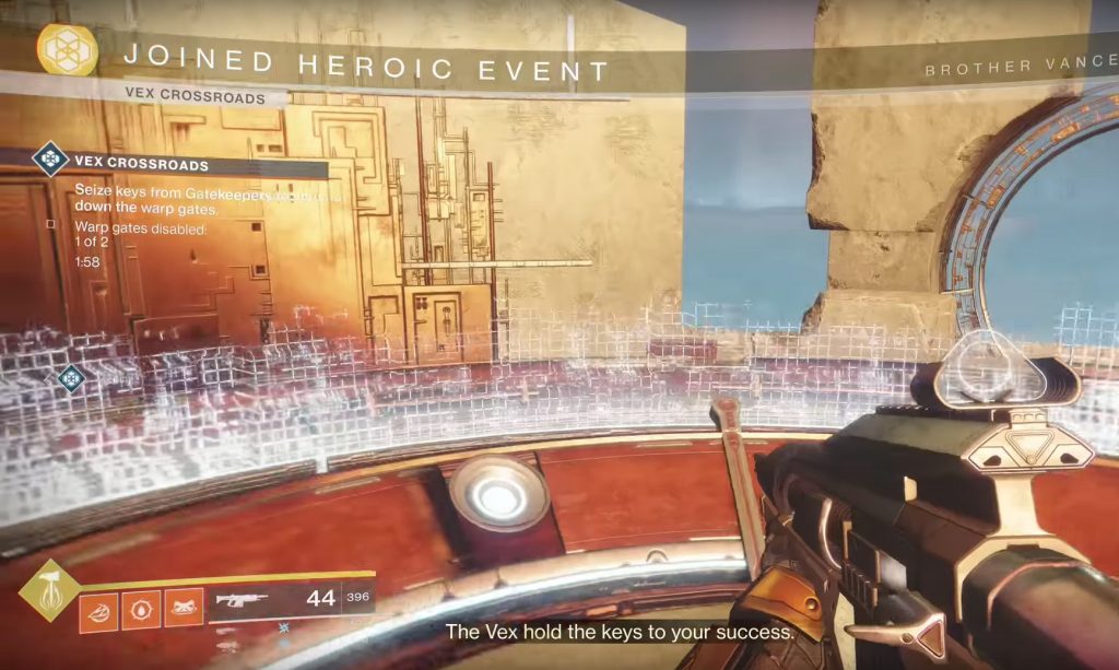 How to Activate The Heroic Vex Crossroads Event