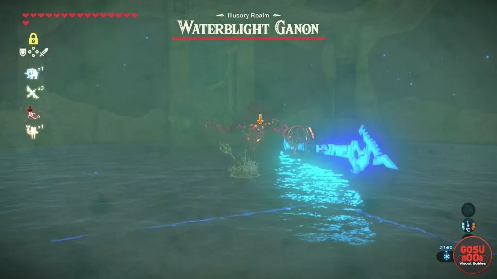 Waterblight Ganon in the Illusory Realm Zelda BOTW