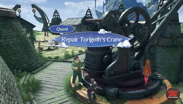 Xenoblade Chronicles 2 Torigoth's Crane - Where to find Winding Gear