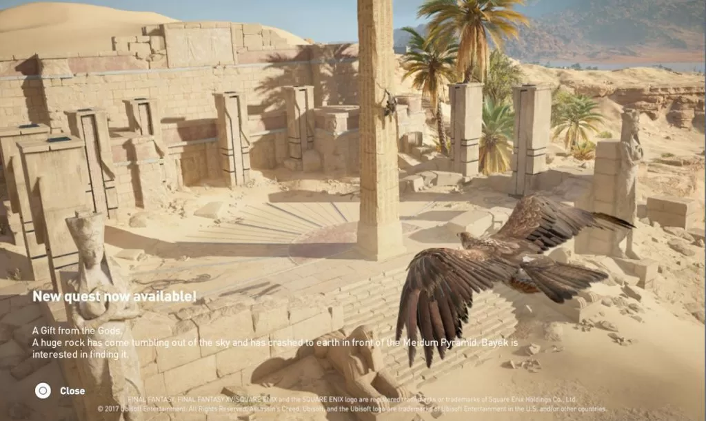 ac origins ffxv crossover mission